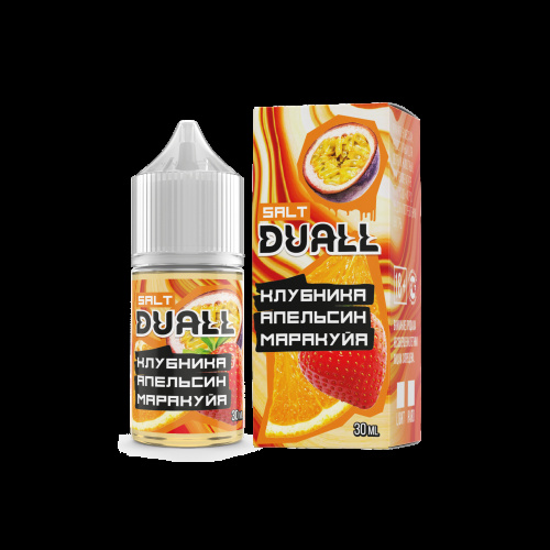 Duall hard (Клубника, Апельсин, Маракуйя) 30 мл 20 мг